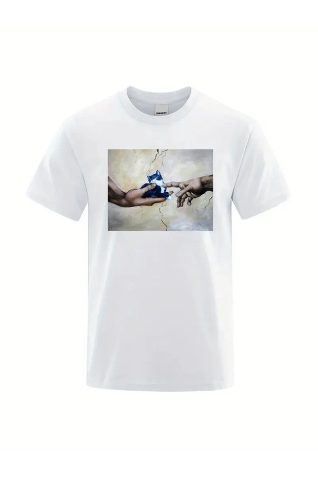 Premium Oversize Cut Short Sleeve Printed T-Shirt