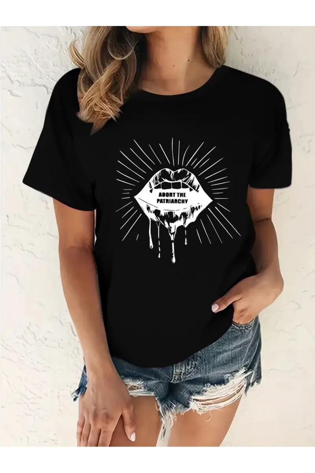 Premium Oversize Cut Short Sleeve Printed T-Shirt