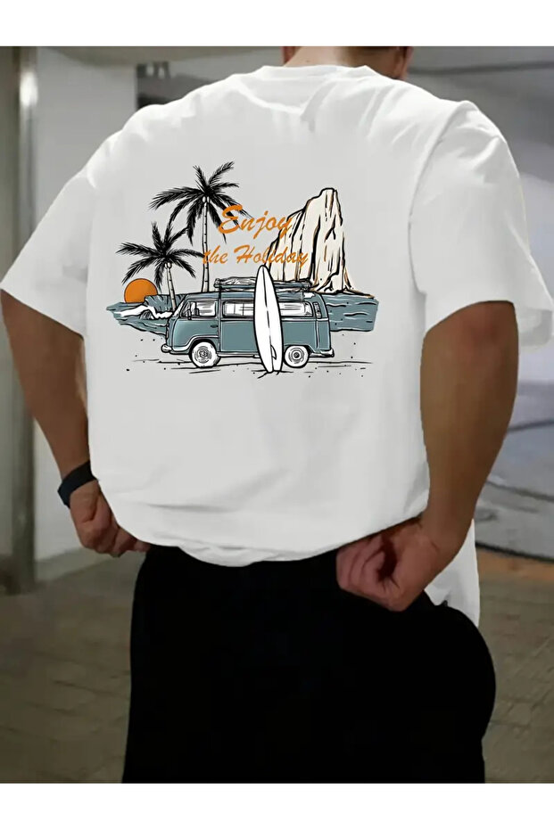 Premium Oversize Cut Short Sleeve Printed T-Shirt
