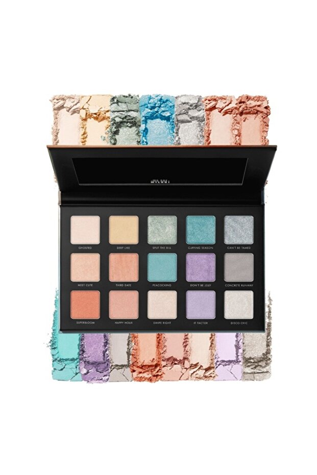 Gilded Pastel Eyeshadow Palette – 15 Matte, Shimmer & Metallic Shades for Dreamy Pastel Looks