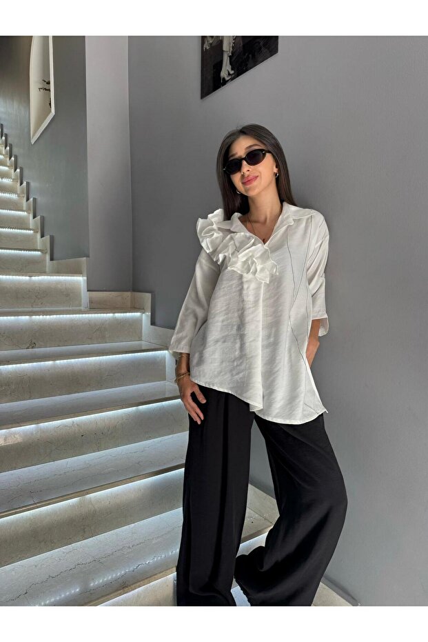 Ruffle Muse Gömlek - 1