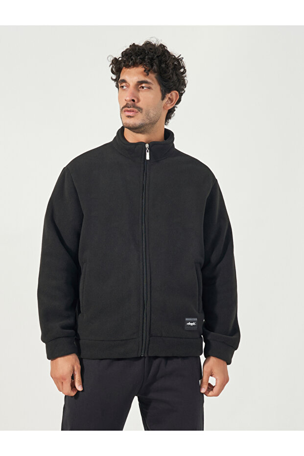 سترة من الصوف متعددة الاستخدامات مع إغلاق بسحاب كامل - 6