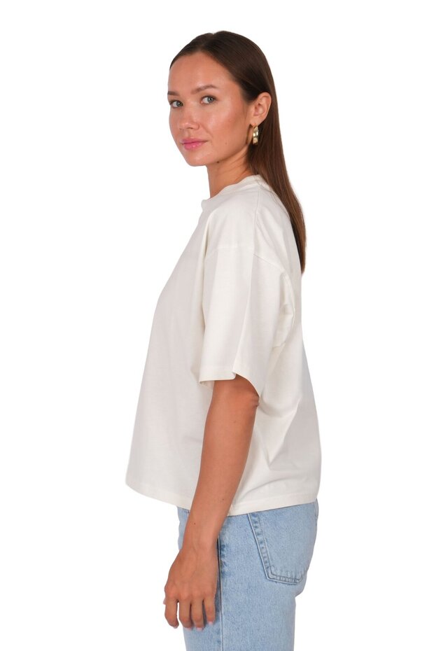 Kadın Basic Boxed Fit T-Shirt - 3