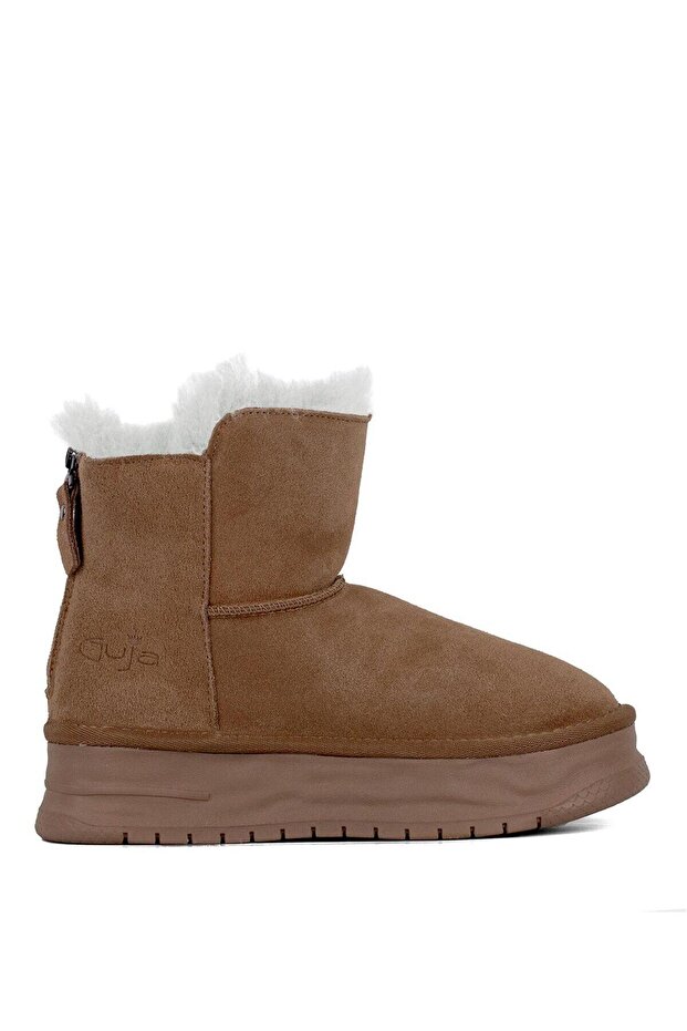 24K156-2 Kadın Düz Bot Camel - 1