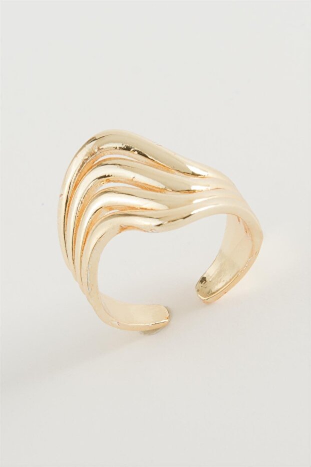 حلقة معدنية بيضاوية - 1