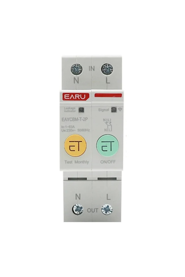 Siguranță Inteligentă Zigbee, 2P, TUYA APP, 25A