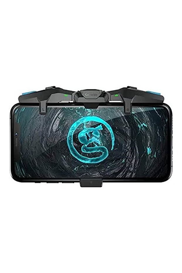وحدة تحكم ألعاب F4 Falcon Mobile مع جراب للإصبع - متوافقة مع PUBG