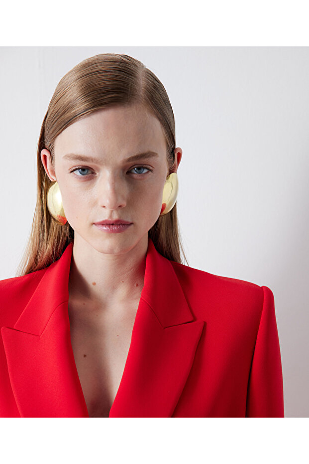 Double-breasted blazer with button accessories - 6