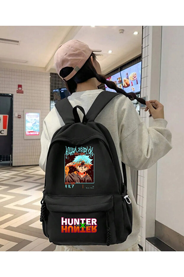 Anime Hunter X Hunter Printed Unisex School Backpack