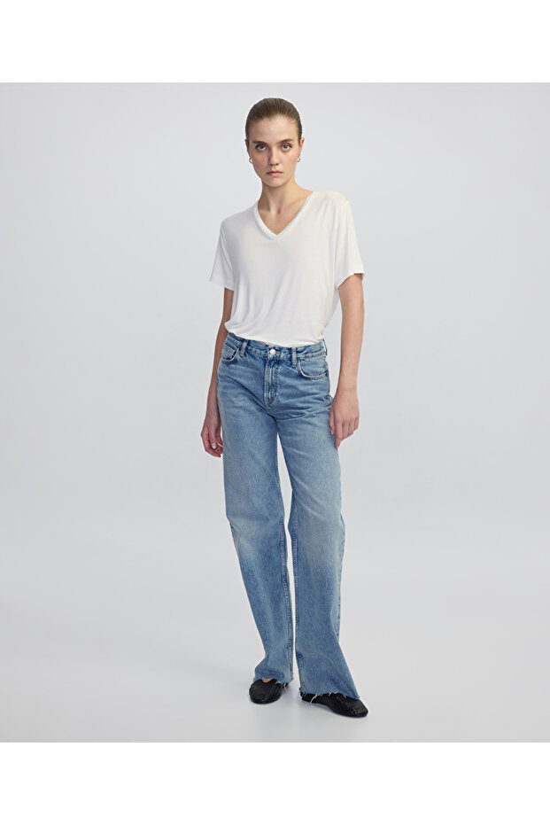 V yaka basic tişört - 2