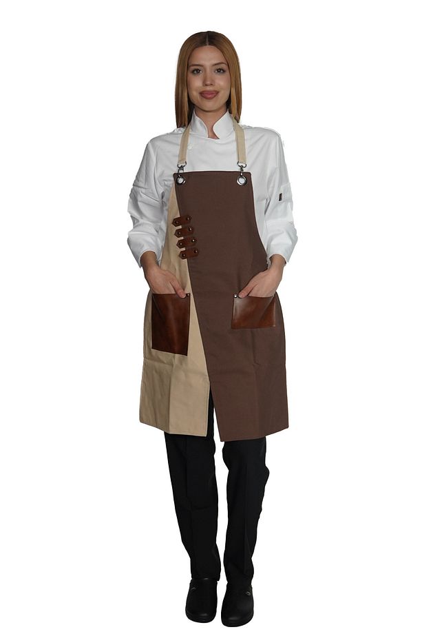ÇAPRAZ ASKILI ÇAPRAZ KESİM DOUBLE MUTFAK ÖNLÜĞÜ MASTERCHEF MODEL - 3