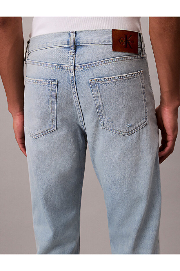 Erkek Mavi Kot Pantolon - 6