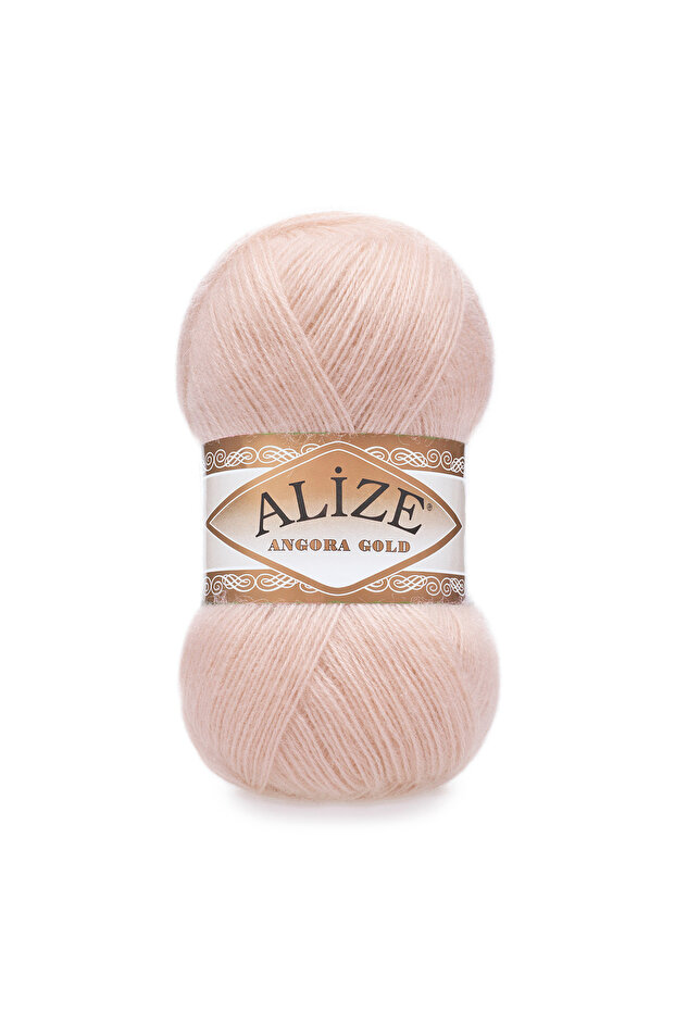 Angora Gold Hand Knitting Yarn 100g 550m - 20% Wool - 80% Acrylic - Light and Elegant Texture - Color No:404
