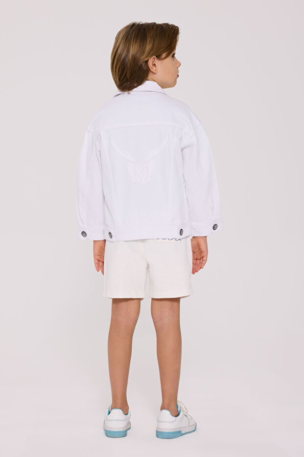 Boy Ecru Jacket - 4