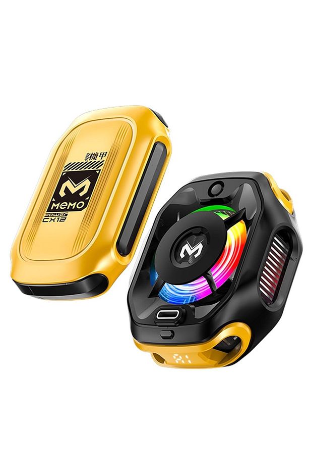 Memo Cx12 E Sporcu -15 Derece Powerbanklı Kablo Destekli Magsafe Rgb Telefon Soğutucu Fan Tablet Fan - 1