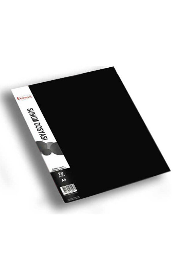 Sunum Dosyası A4 20'li Siyah - 1