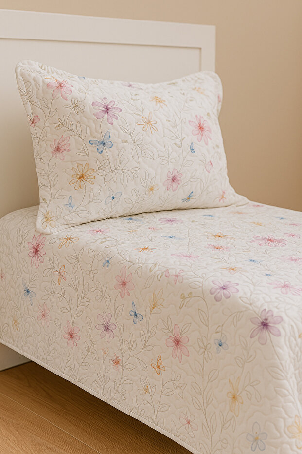 patiska genç seri desenli yatak örtüsü tek kişilik 4 mevsim yatak örtüsü - 3