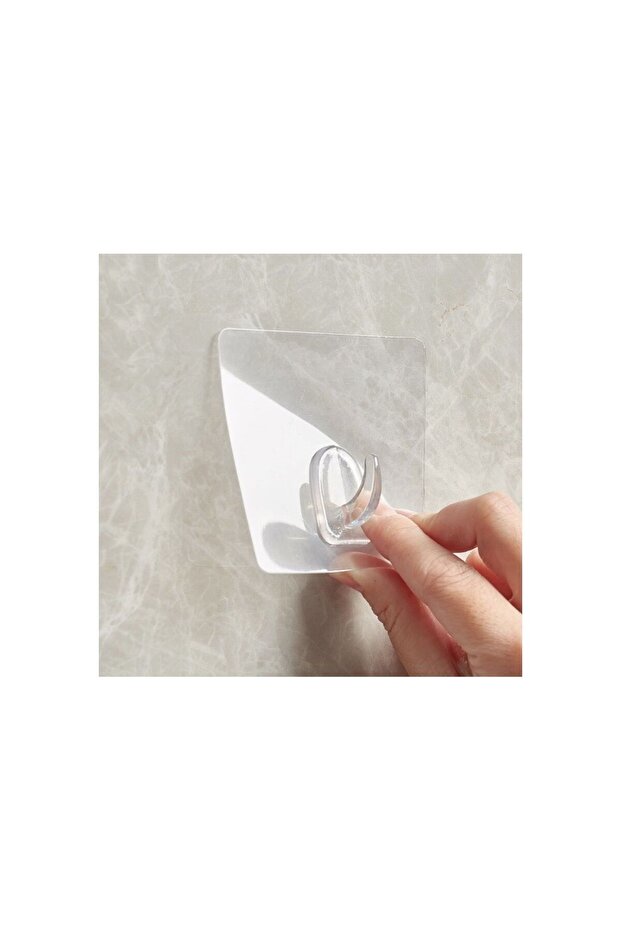 Set 2 hooks for smooth surfaces, - 1