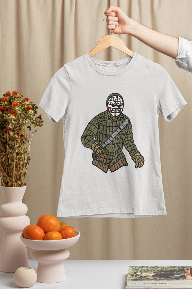 Jason Crew Neck 100% Cotton Printed Short Sleeve Children's and Youth T-Shirt