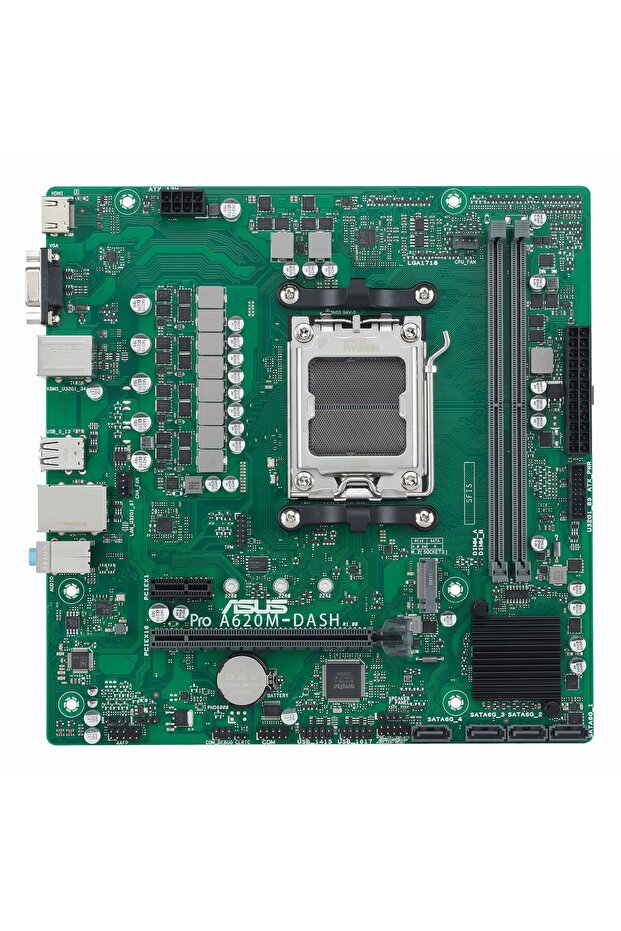 Pro A620M-DASH-CSM DDR5 (7200MHz)OC M.2 VGA/HDMI PCIe 4.0 AM5 mATX Anakart - 2