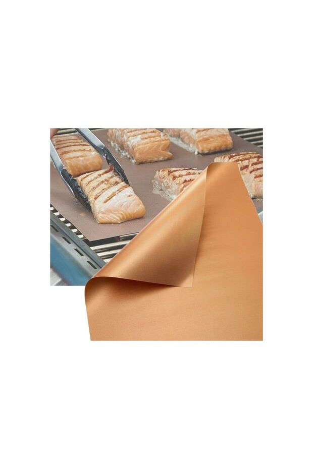 Reusable non-stick grill foil, quick cooking - 2