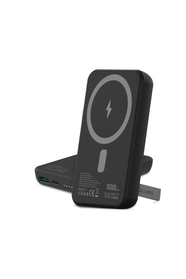 Power Bank 10000mAh Wireless 15W Charger - Blk