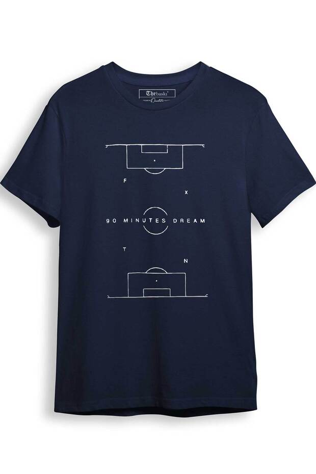 90 Minute Pitch Match Imaginary Printed 100% Cotton Premium T-Shirt