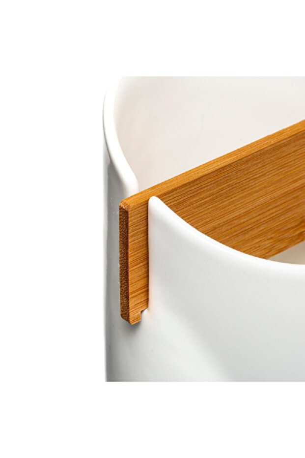 وعاء أدوات سيراميك مكون من حجرتين - 2