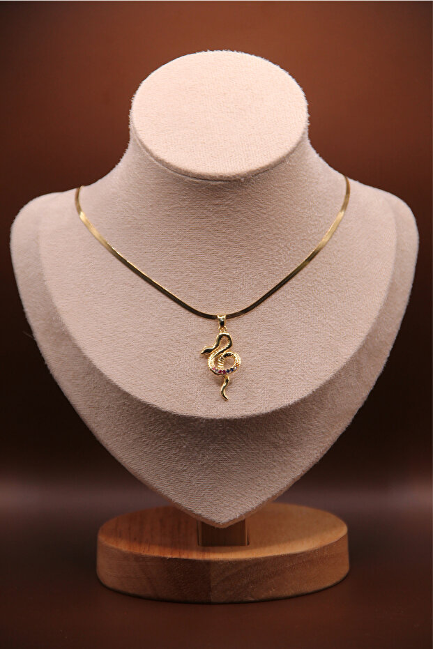 316L Steel Gold Plated Necklace Stainless – Tarnish and Water Resistant