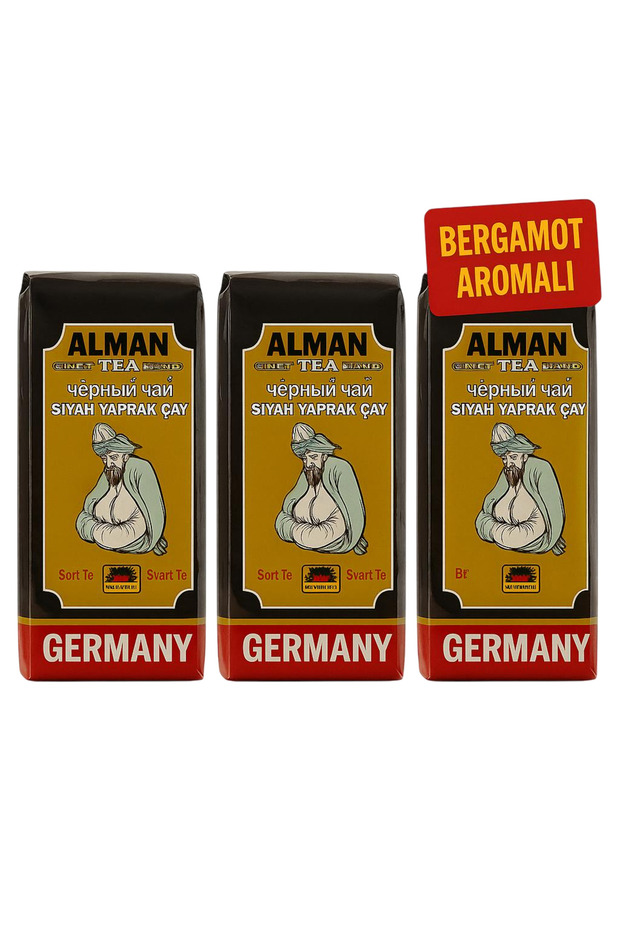 German Bergamot Flavored Black Leaf Tea Set of 3 – 3 X 500g