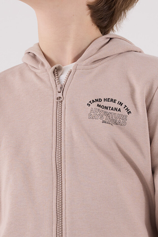 طقم بدلة رياضية بنية للأولاد - 6