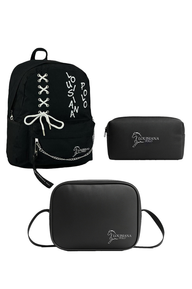 School Set – Bag + Thermal Nutrition + Pen Holder White 1141
