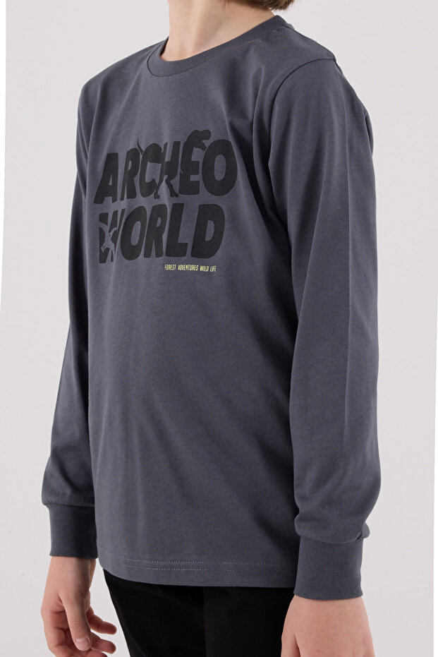 Σετ Πιτζάμες Γκρι Αγόρι - 4