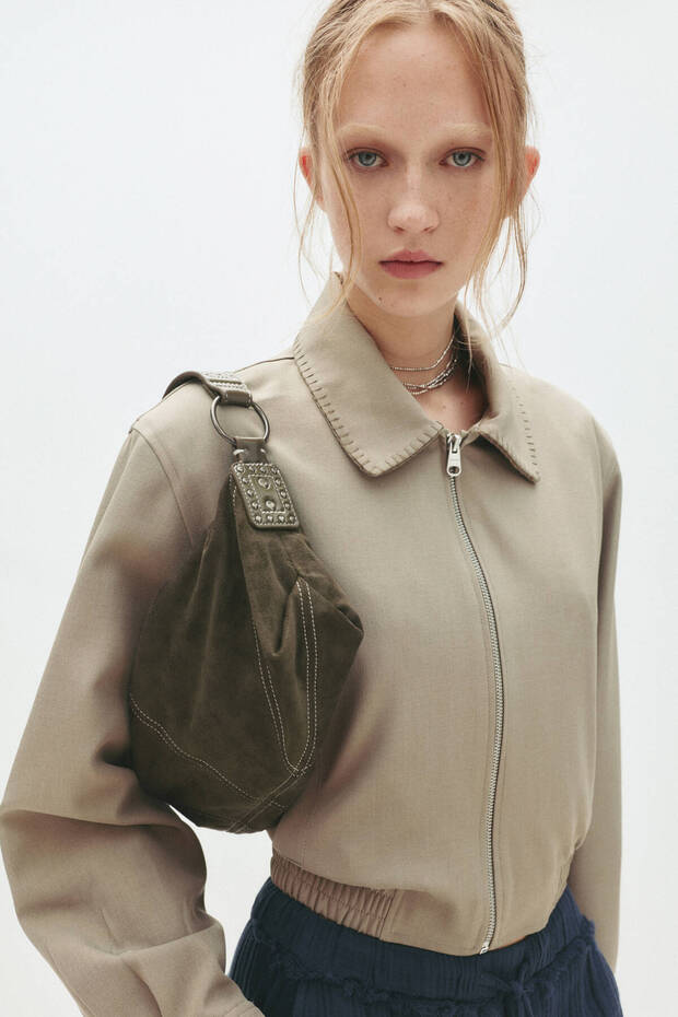 Studded shoulder bag - 5