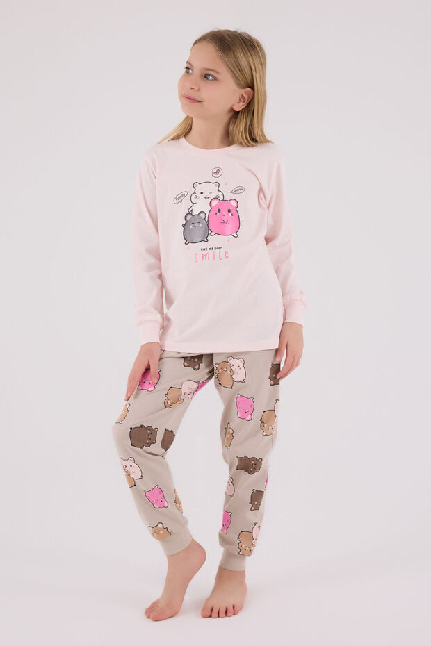 Devojčin roze pidžama set - 3