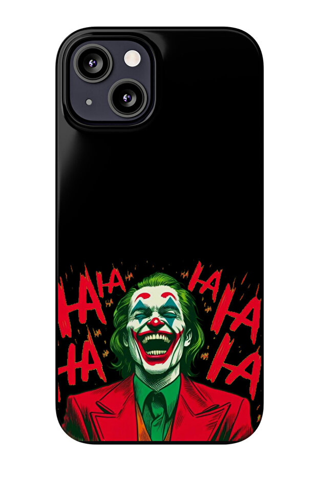 حافظة هاتف من السيليكون بتصميم جوكر متوافقة مع هاتف iPhone 14 Plus - 1