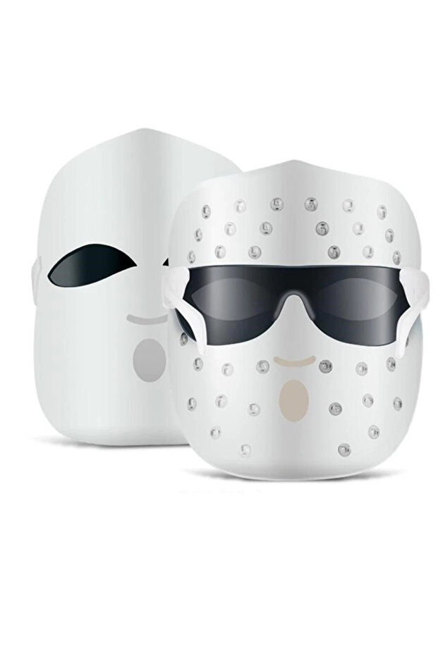 LED Light Therapy Mask – 3 Color Skin Rejuvenation Device for Acne, Wrinkles, Glow