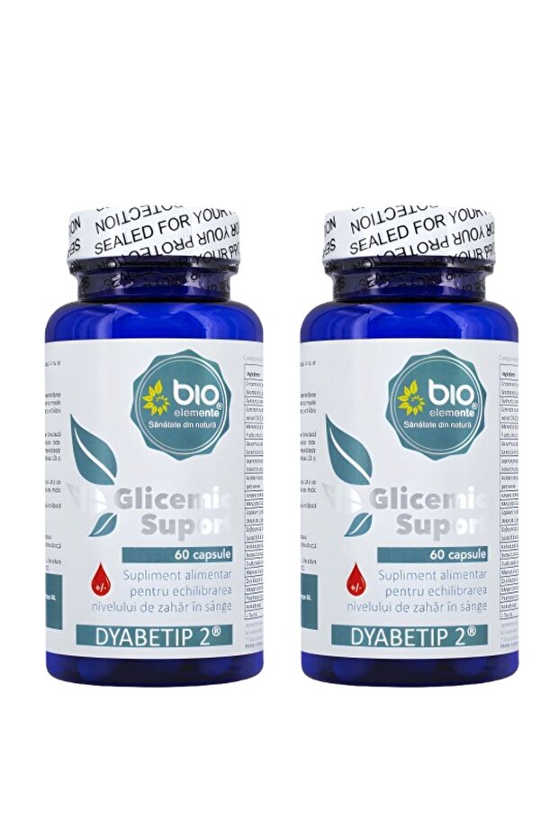 Glicemic Suport, Pachet 2 Flacoane x 60 capsule