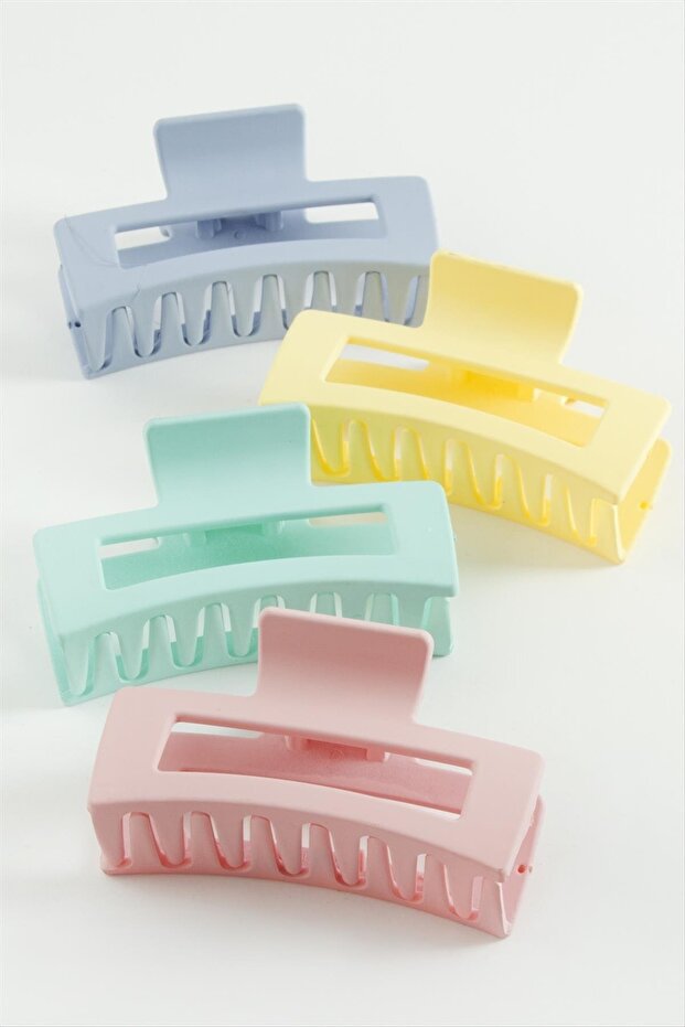 Rectangular Colored Peg Buckle 8 cm - 1
