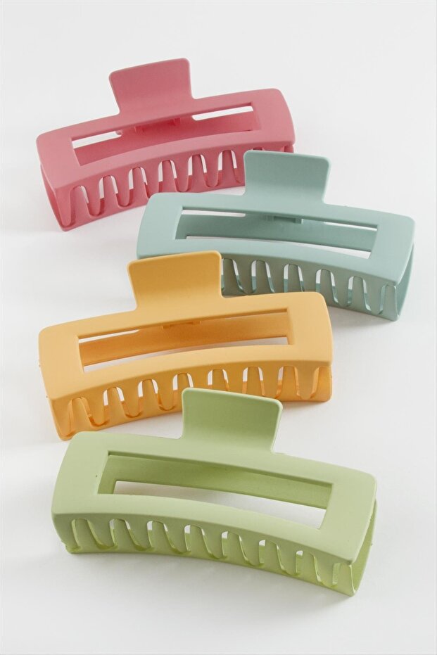 مشبك ملون مستطيل 12 سم - 1