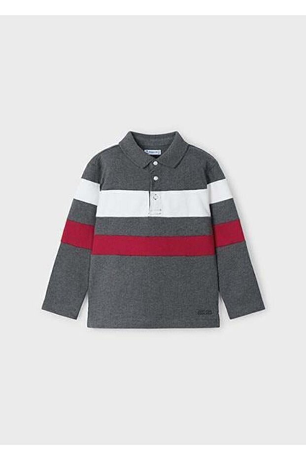 Boy's Polo Neck Long Sleeve T-Shirt 04103