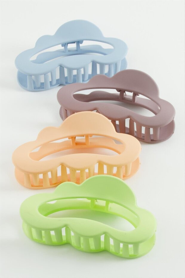 Cloud Colored Peg Buckle 10 cm - 1