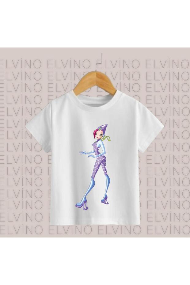 Winx Club Printed Cotton Crew Neck Girl's T-Shirts