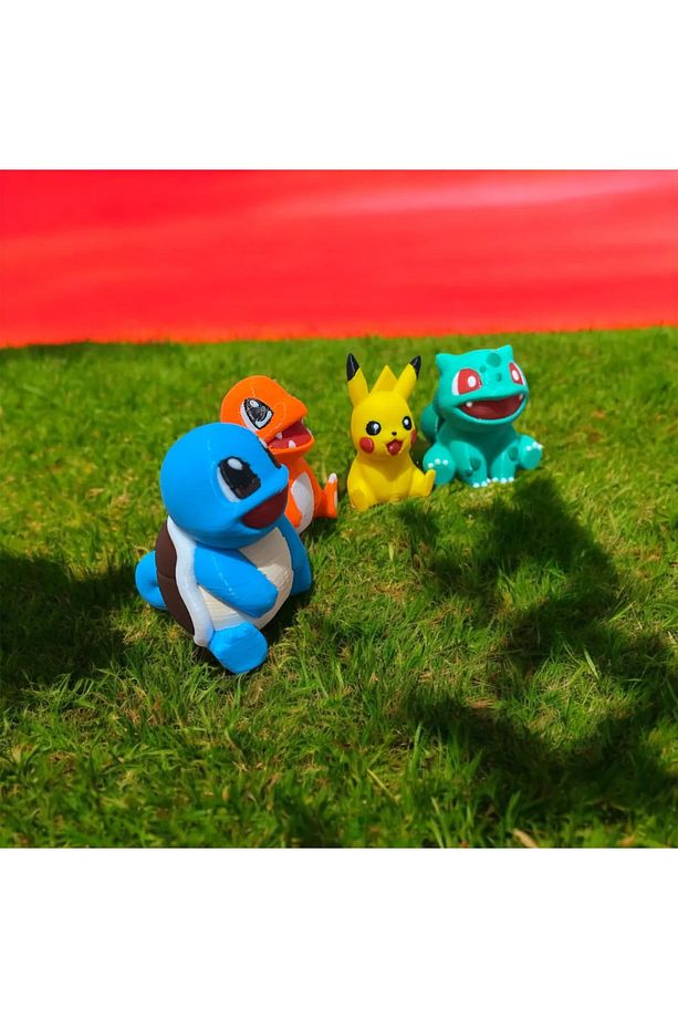Pokemon Başlangıç Seti Pikachu Bulbasaur Charmander Squirtle - 4