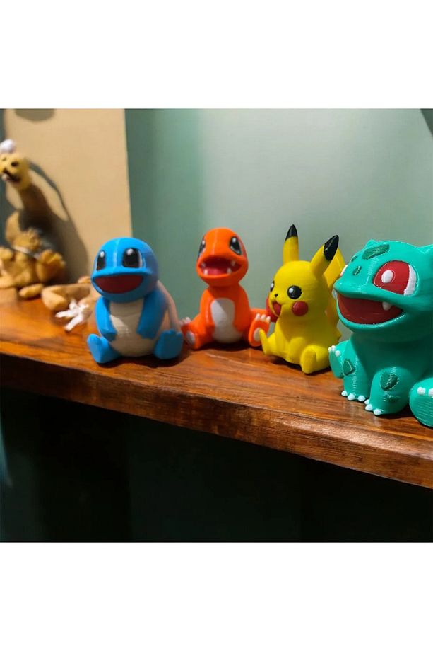 Pokemon Başlangıç Seti Pikachu Bulbasaur Charmander Squirtle - 6