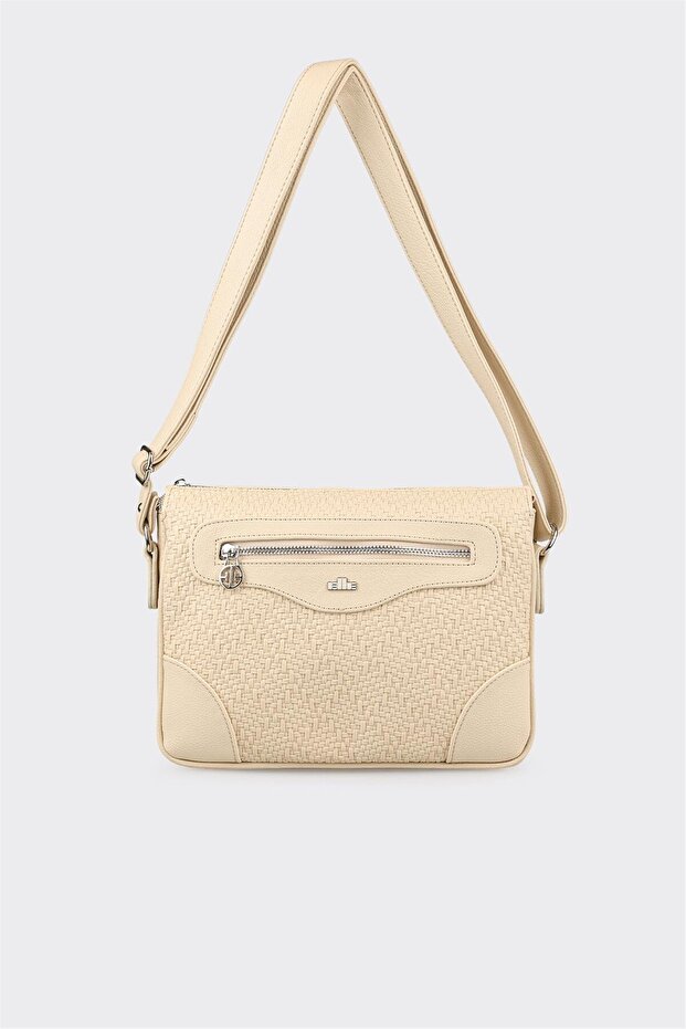 Bej Kadın Çapraz Çanta - 1