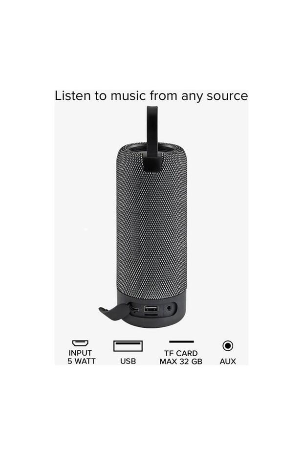 مكبر صوت بلوتوث أسود - 3
