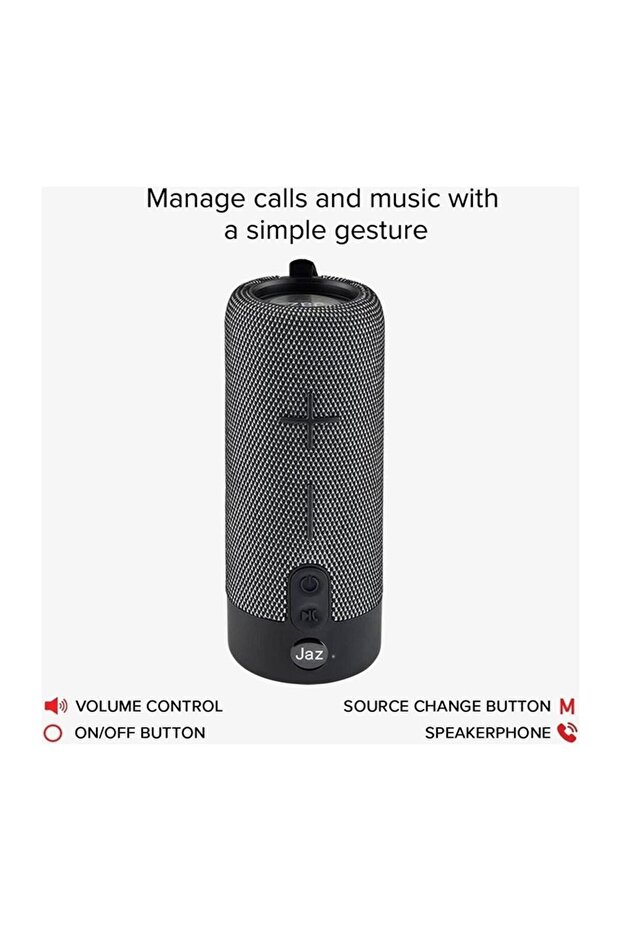 مكبر صوت بلوتوث أسود - 2