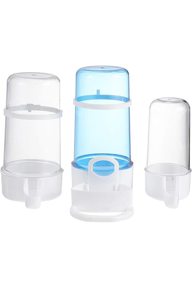 Balacoo 3pcs Automatic Bird Feeder Bottle Bird Water Feeder Container Bird Food Dispenser for Outdoo