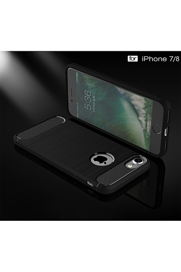 Case for iPhone 7/8, Polyurethane, Black - 2